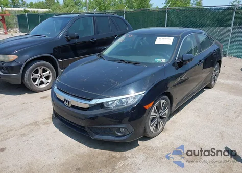 2018 Honda Civic Ex-T from USA, damaged, VIN JHMFC1F39JX012745
